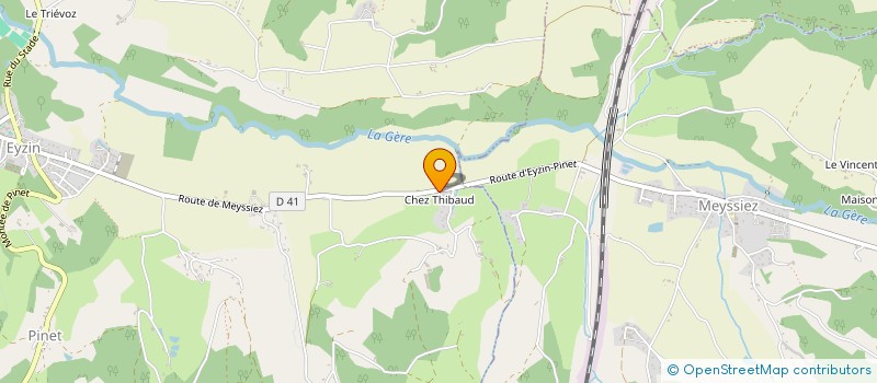 localisation de l'entreprise S.C.I. ELORA  EYZIN-PINET