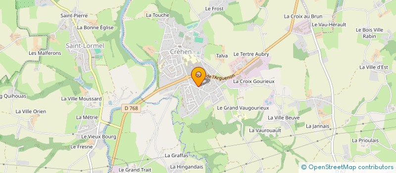 localisation de l'entreprise S.C.I. EMIGUI  CREHEN