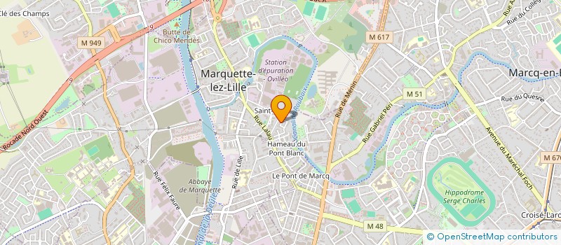 localisation de l'entreprise S.C.I. EMJUROMA IMMO  MARQUETTE-LEZ-LILLE