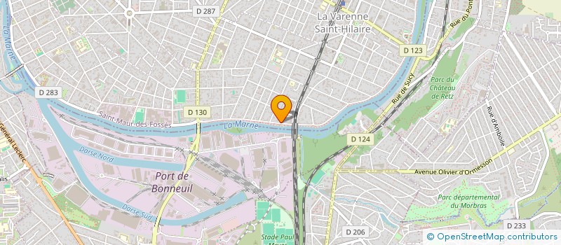 localisation de l'entreprise S.C.I.EMMA à SAINT-MAUR-DES-FOSSES