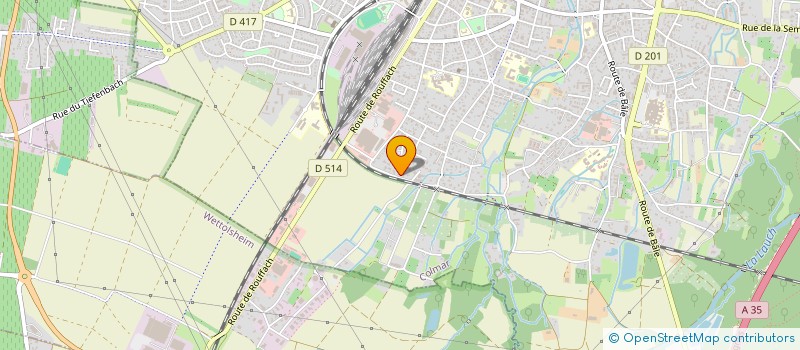 localisation de l'entreprise S.C.I. EMMALELO  COLMAR