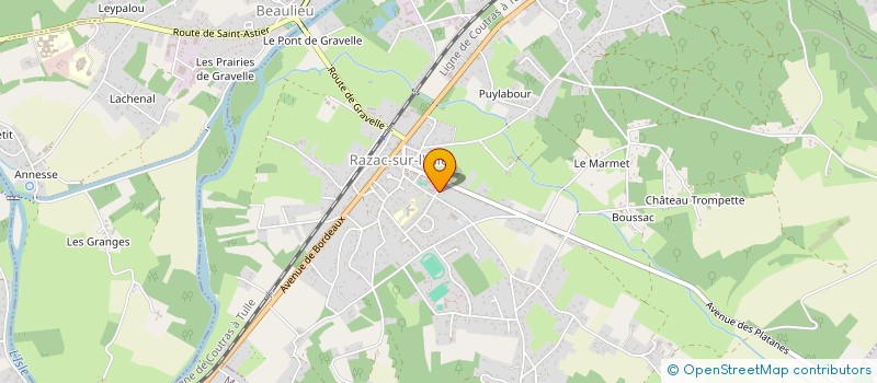 localisation de l'entreprise S.C.I. EMMAPAS  MARSAC-SUR-L'ISLE