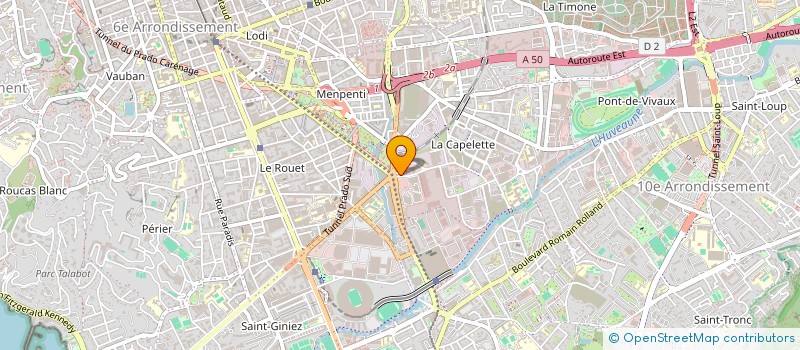 localisation de l'entreprise S.C.I ENDOR à MARSEILLE