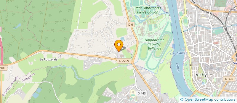 localisation de l'entreprise S.C.I. ENFANTS FILATOV  BELLERIVE SUR ALLIER