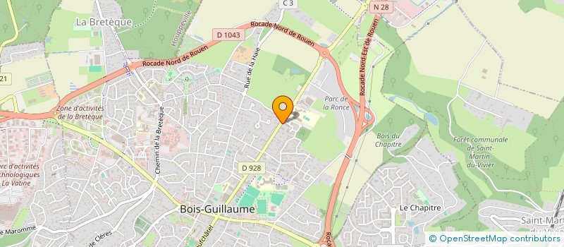 localisation de l'entreprise S.C.I. ENFIN à BOIS-GUILLAUME