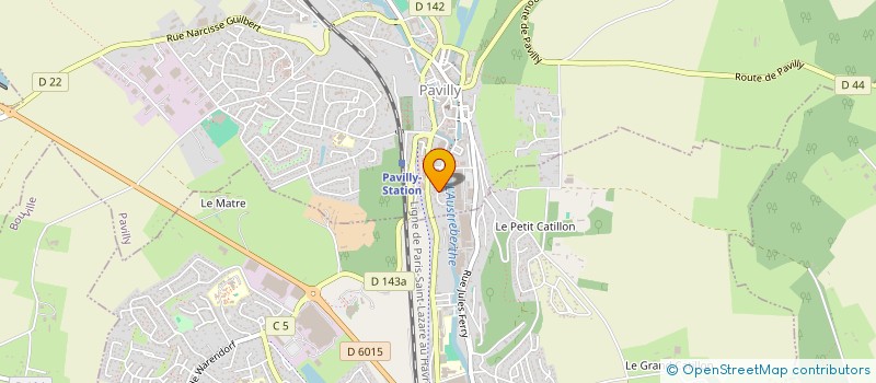 localisation de l'entreprise S.C.I. ENGO  PAVILLY