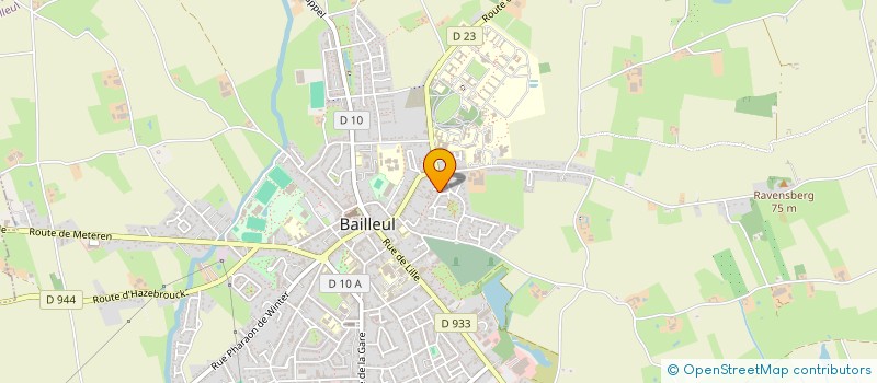 localisation de l'entreprise S.C.I. ENTREPERNES à BAILLEUL
