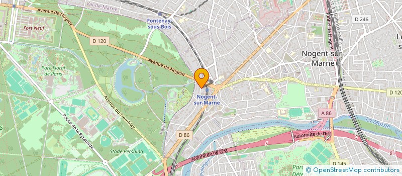 localisation de l'entreprise S.C.I. ESM PATRIMOINE  NOGENT-SUR-MARNE