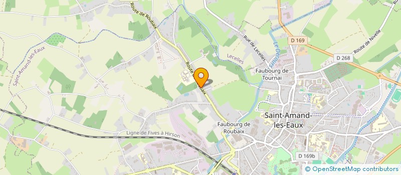 localisation de l'entreprise S.C.I. ETERNITE à SAINT-AMAND-LES-EAUX