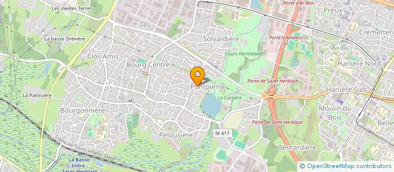 localisation de l'entreprise S.C.I. ETRILLARD  SAINT-HERBLAIN