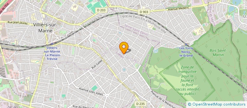 localisation de l'entreprise S.C.I. EUGENE GALBRUN  LE PLESSIS-TREVISE