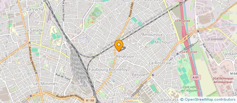 localisation de l'entreprise S.C.I. EUSKRIDA à TOULOUSE