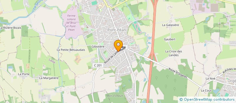 localisation de l'entreprise S.C.I. EVIN  PONT-PEAN