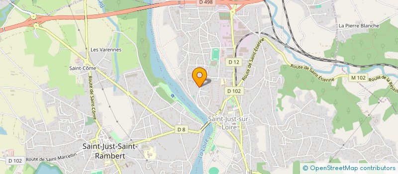 localisation de l'entreprise S.C.I. EVOLUTION 3 S  SAINT-JUST-SAINT-RAMBERT