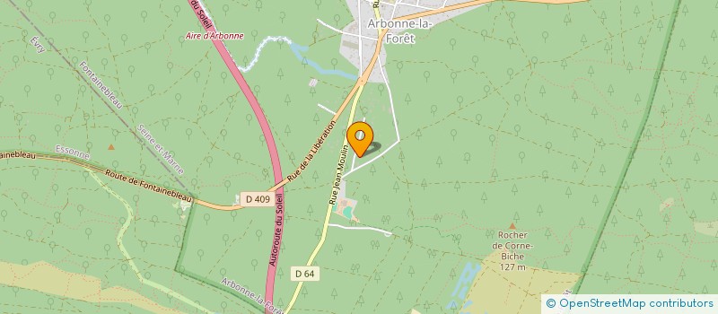 localisation de l'entreprise S.C.I. EVOLUTION 77  ARBONNE-LA-FORET