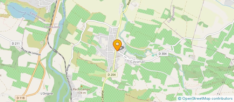 localisation de l'entreprise S.C.I. EYCHENNE  CAVANAC