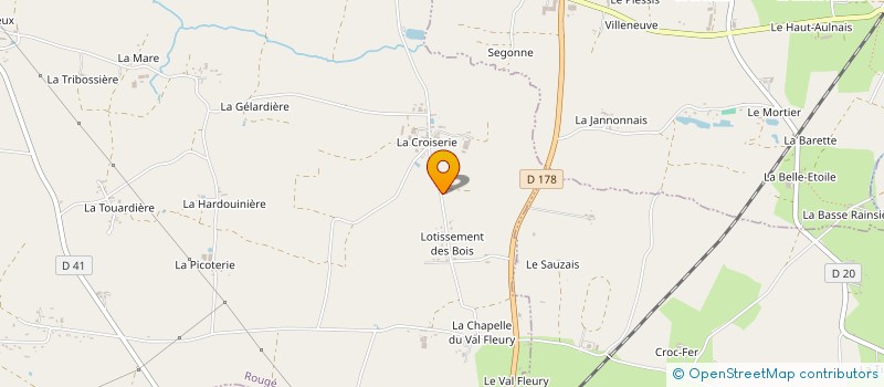 localisation de l'entreprise S.C.I. F.B.L.E.  ROUGE