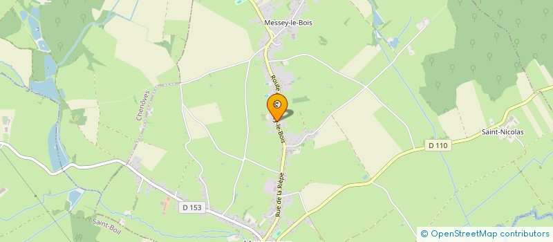 localisation de l'entreprise S.C.I. F.B.R.E.  MESSEY-SUR-GROSNE