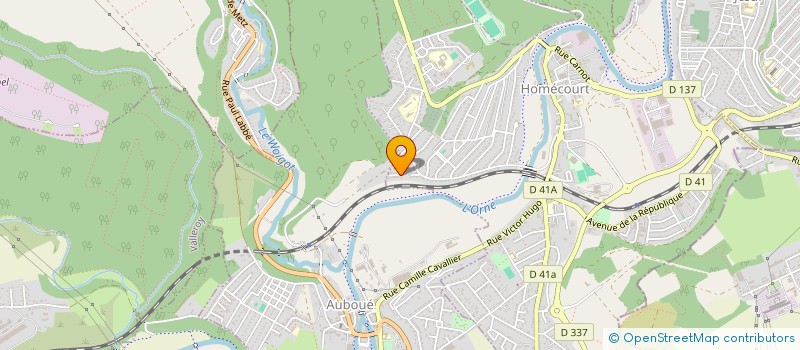 localisation de l'entreprise S.C.I. F.D.M.I.  HOMECOURT