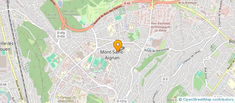 localisation de l'entreprise S.C.I. F.V.J.  MONT-SAINT-AIGNAN