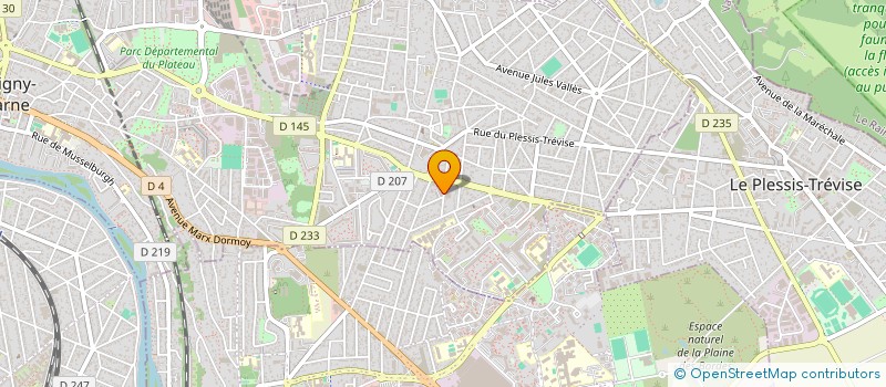 localisation de l'entreprise S.C.I. F.VIEIRA  CHAMPIGNY-SUR-MARNE