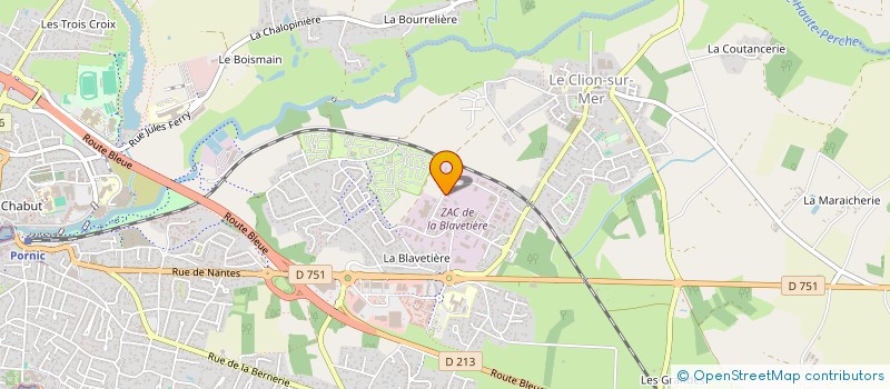 localisation de l'entreprise S.C.I. F2H4  PORNIC