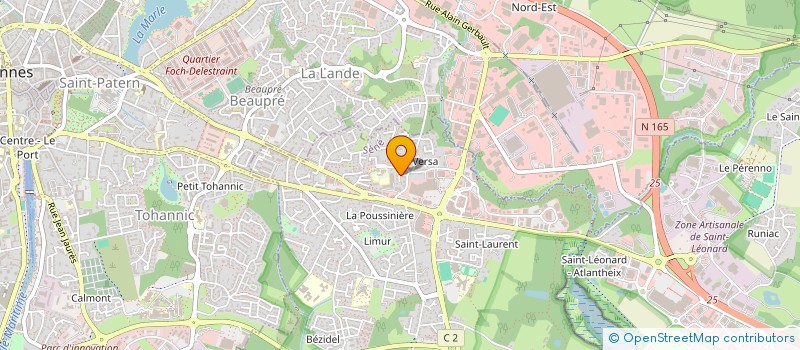 localisation de l'entreprise S.C.I. FABLANDAIS à SENE