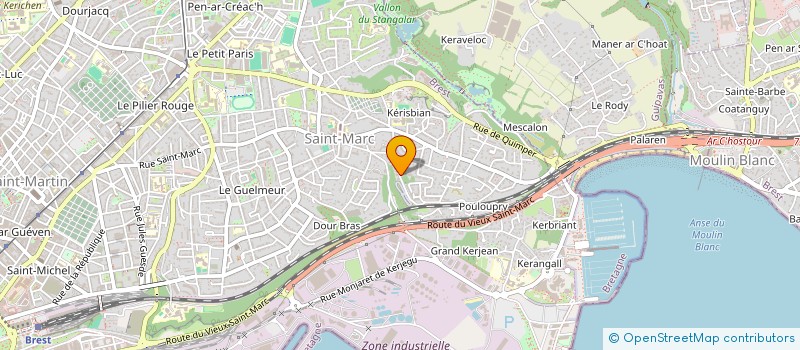 localisation de l'entreprise S.C.I. FABLE  BREST