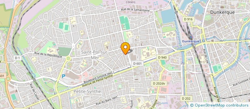 localisation de l'entreprise S.C.I. FACHAUX AND CO à DUNKERQUE