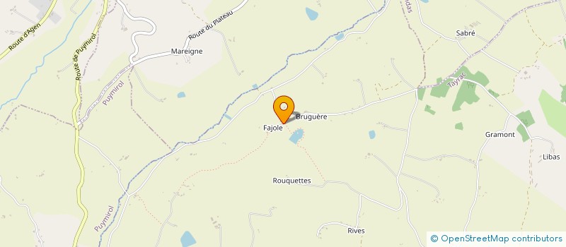 localisation de l'entreprise S.C.I FAJOLE  TAYRAC