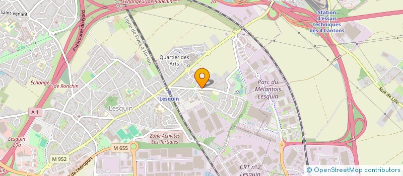 localisation de l'entreprise S.C.I. FAMIGLIA A à LESQUIN