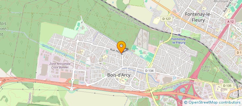 localisation de l'entreprise S.C.I. FAMILLE LAFERTIN  BOIS-D'ARCY