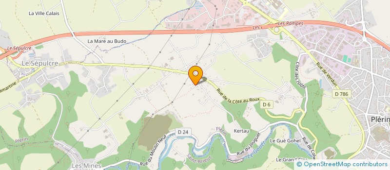 localisation de l'entreprise S.C.I. FAML 1B RUE DE L'ARRIVEE  PLERIN