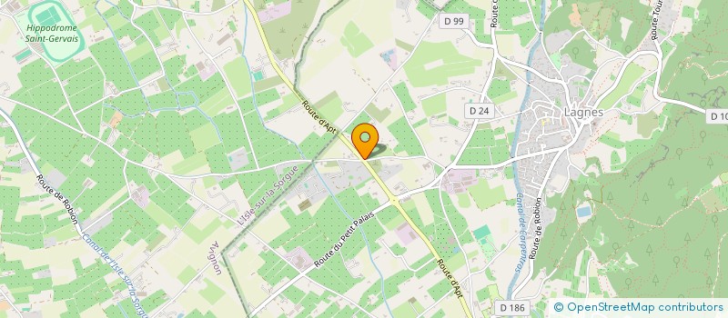 localisation de l'entreprise S.C.I FANA 7  LAGNES