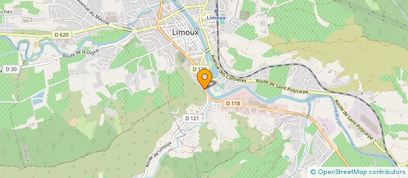 localisation de l'entreprise S.C.I. FANCE  LIMOUX