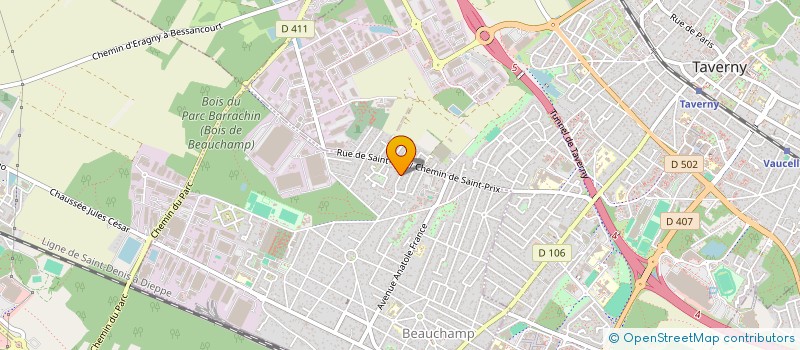 localisation de l'entreprise S.C.I. FANJO  BEAUCHAMP