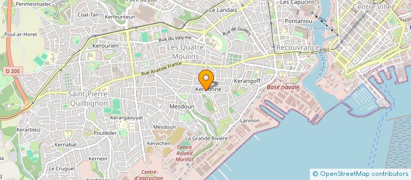 localisation de l'entreprise S.C.I FARE LEMON  BREST