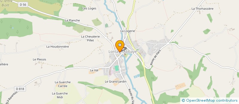 localisation de l'entreprise S.C.I. FASIKA à LONLAY-L'ABBAYE