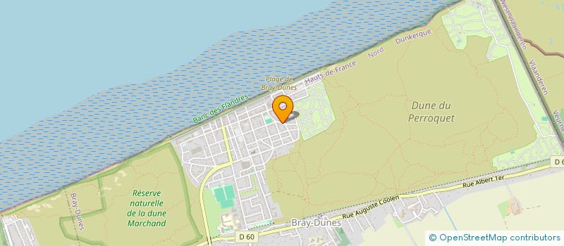 localisation de l'entreprise S.C.I. FASTNET  BRAY-DUNES