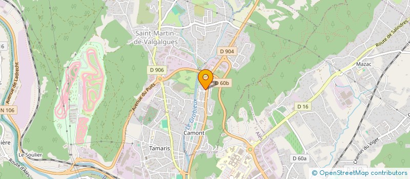 localisation de l'entreprise S.C.I. FAURE ET KANNICH  SAINT-MARTIN-DE-VALGALGUES