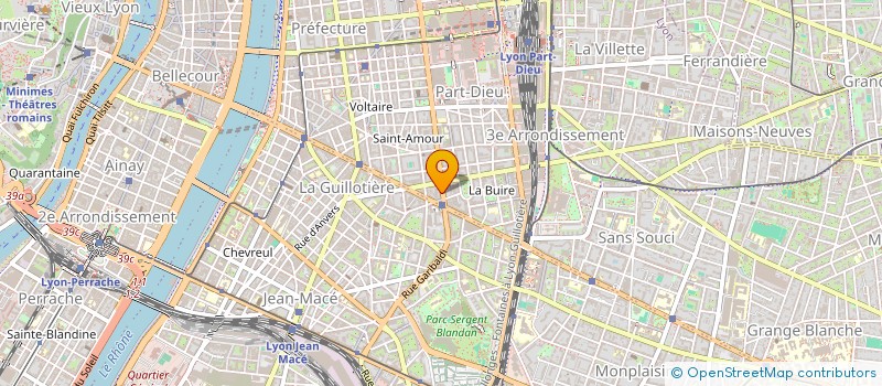 localisation de l'entreprise S.C.I. FAVET  LYON