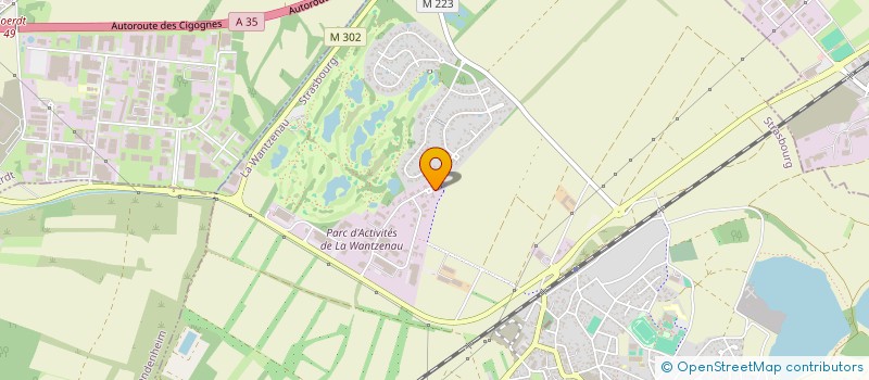 localisation de l'entreprise S.C.I FCN  LA WANTZENAU