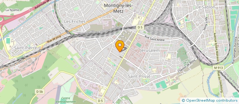 localisation de l'entreprise S.C.I. FDMI 2 à MONTIGNY-LES-METZ