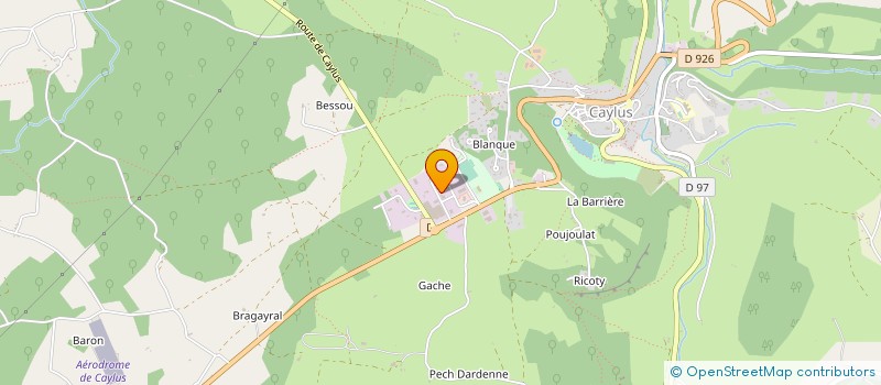 localisation de l'entreprise S.C.I. FERELI  CAYLUS