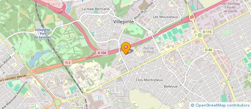 localisation de l'entreprise S.C.I FID à VILLEPINTE