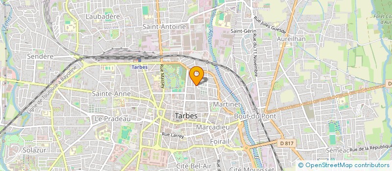 localisation de l'entreprise S.C.I. FIDEMER  TARBES