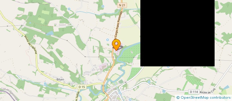 localisation de l'entreprise S.C.I. FIPE  ASTAFFORT