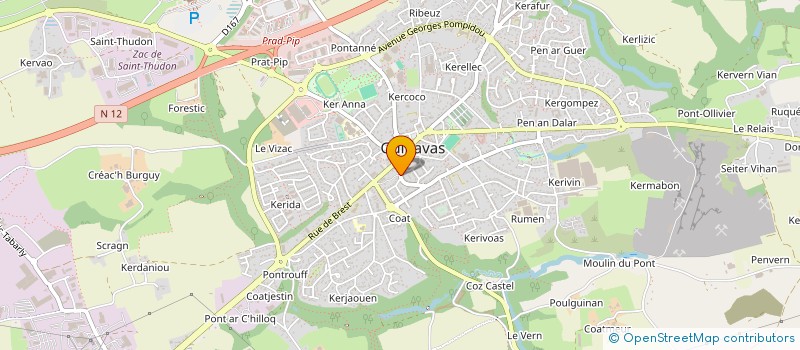 localisation de l'entreprise S.C.I. FIRA  PLOUGASTEL-DAOULAS