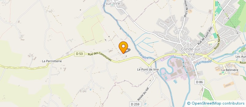 localisation de l'entreprise S.C.I. FJ BOX  BOURGVALLEES