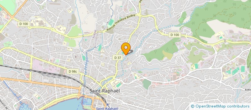 localisation de l'entreprise S.C.I. FLEUR  SAINT-RAPHAEL